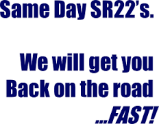 Same Day sr22 Auto Insurance